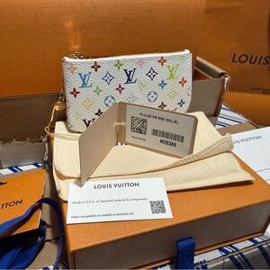 Louis Vuitton Murakami Multicolor Key Pouch 2026 🌸🌈🦄